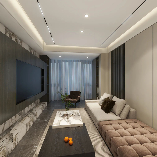 Moderne hochwertige Sinter-Stein-TV-Schrank Wohnzimmer