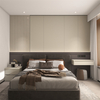 Das moderne minimalistische Schlafzimmer
