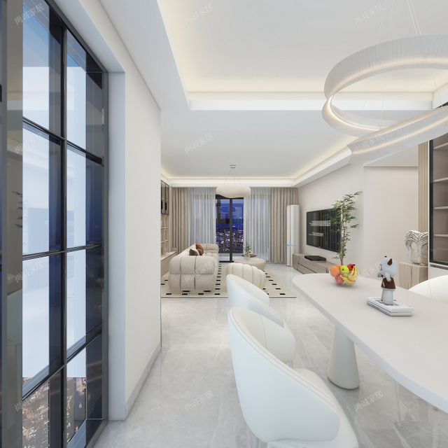 Textur -Farbschema im Creme -Stil moderner Creme -Stil Wohnzimmer 